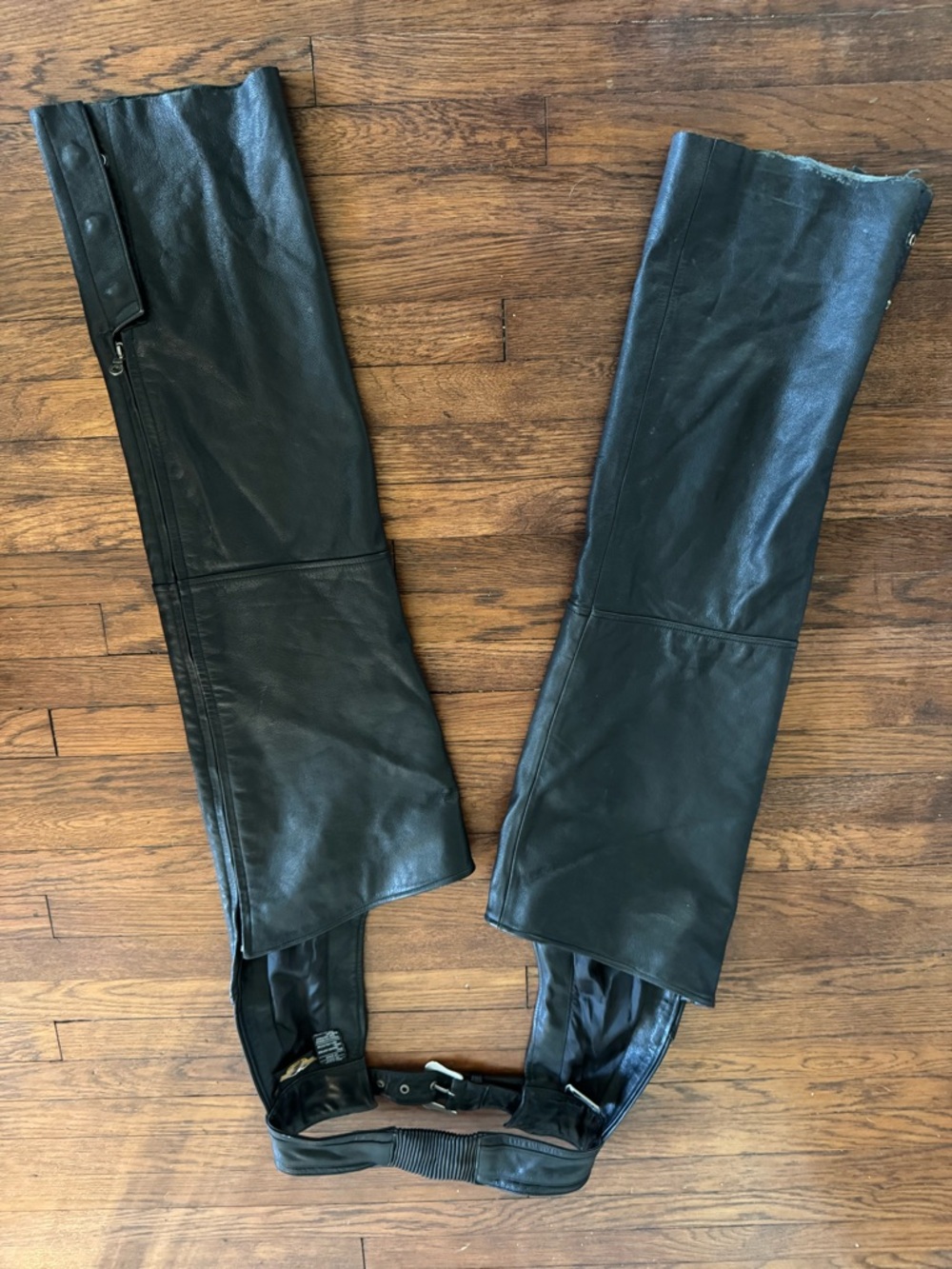 Harley-Davidson Black Leather Riding Jacket Panel - Picture 5 of 16